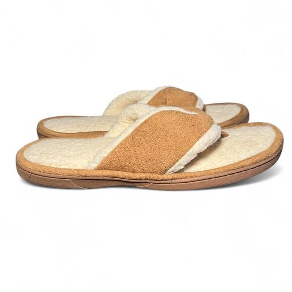 Rockdove Women's Sherpa Comfy Flip Flop Slippers Size XL - Picture 2 of 7